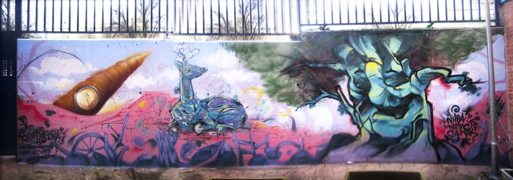 Gerbos Mad City Mural Graffiti
