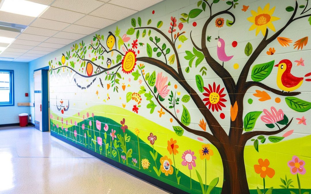 Murales para centros educativos: Su importancia actualmente